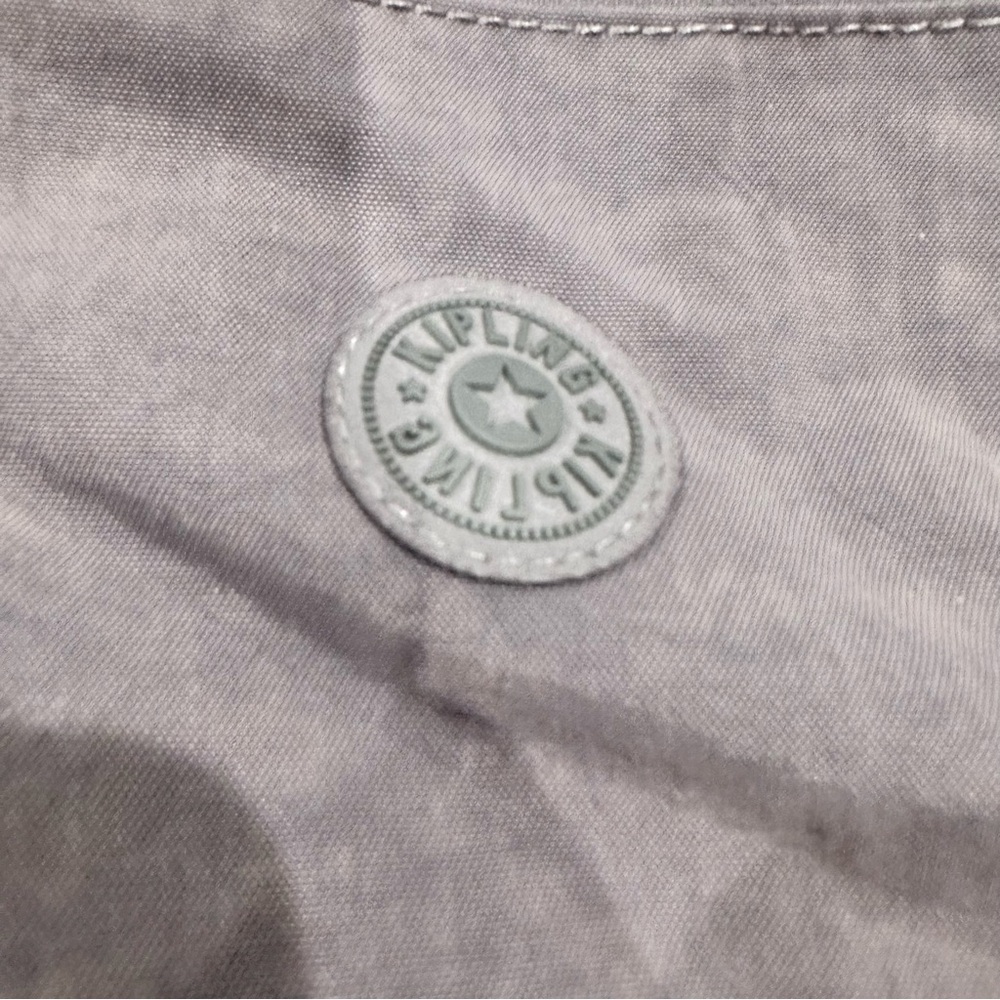 Kipling Gray Multiple Pockets Crossbody Bag ~12”X… - image 3